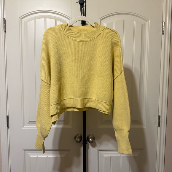 NWOT Free People Easy Street Crop Pullover - Picture 4 of 5